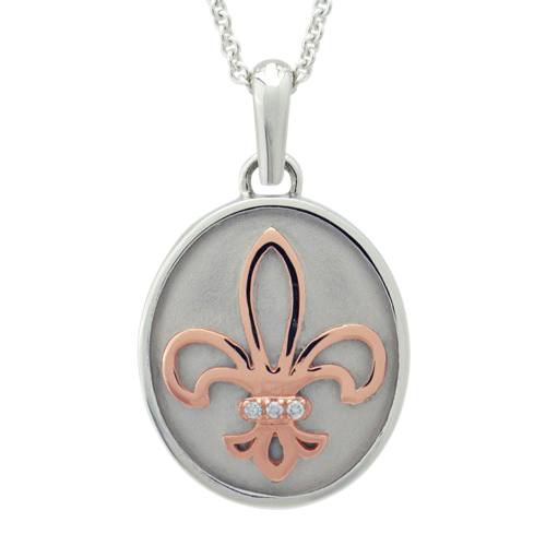 Flower Of The Lily Rose Cremation Pendant